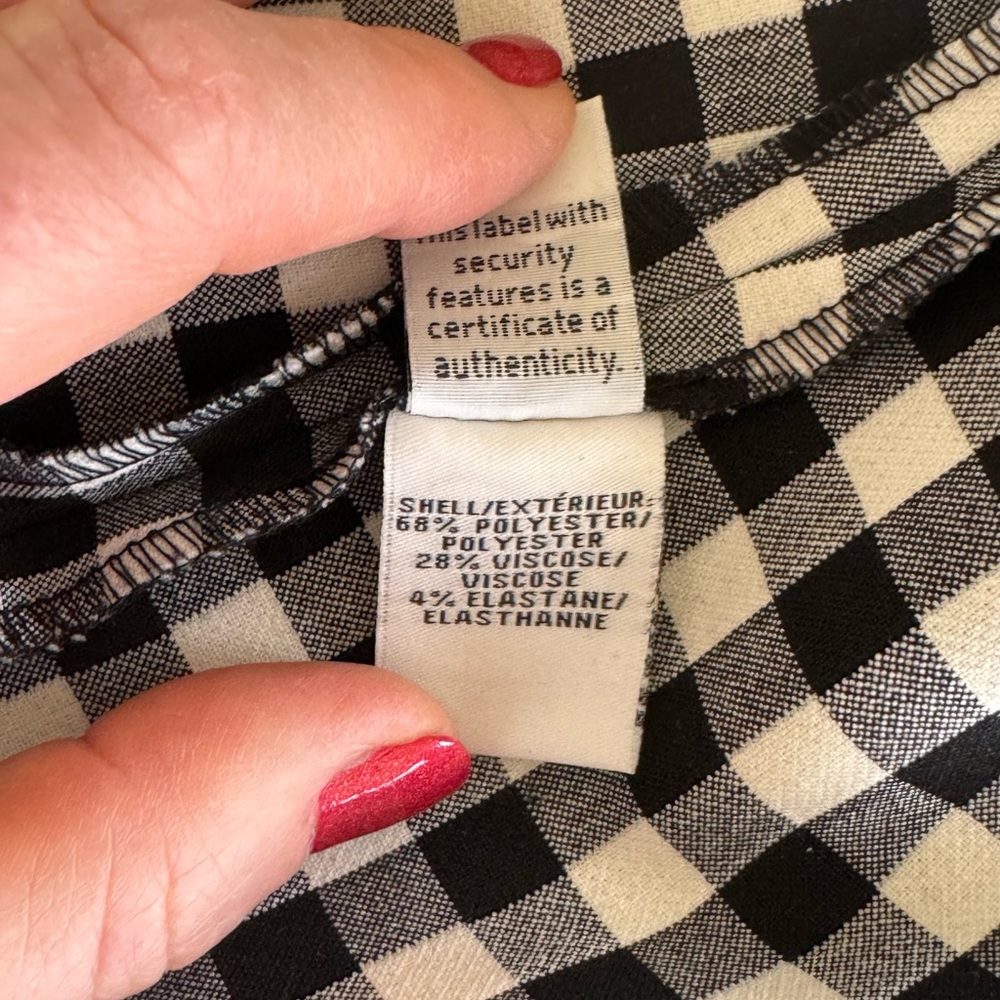 Diane Von Furstenberg Eliza Gingham Check Skirt - Picture 10 of 10